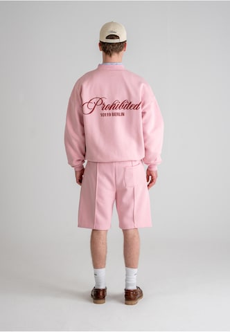 regular Pantaloni 'Hometown' di Prohibited in rosa