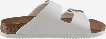 BIRKENSTOCK Pantolette 'Arizona' in Weiß