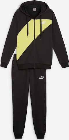 PUMA Tracksuit 'Power' in Black: front