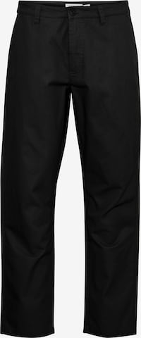 !Solid Chino trousers 'Matt Liam' in Black: front