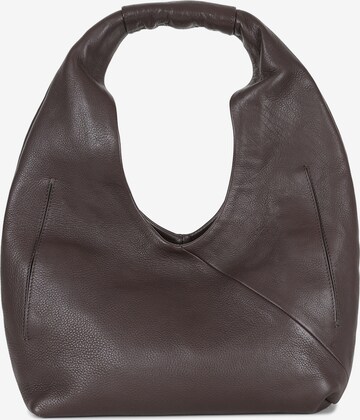 BRONX Shoulder Bag in Brown: front