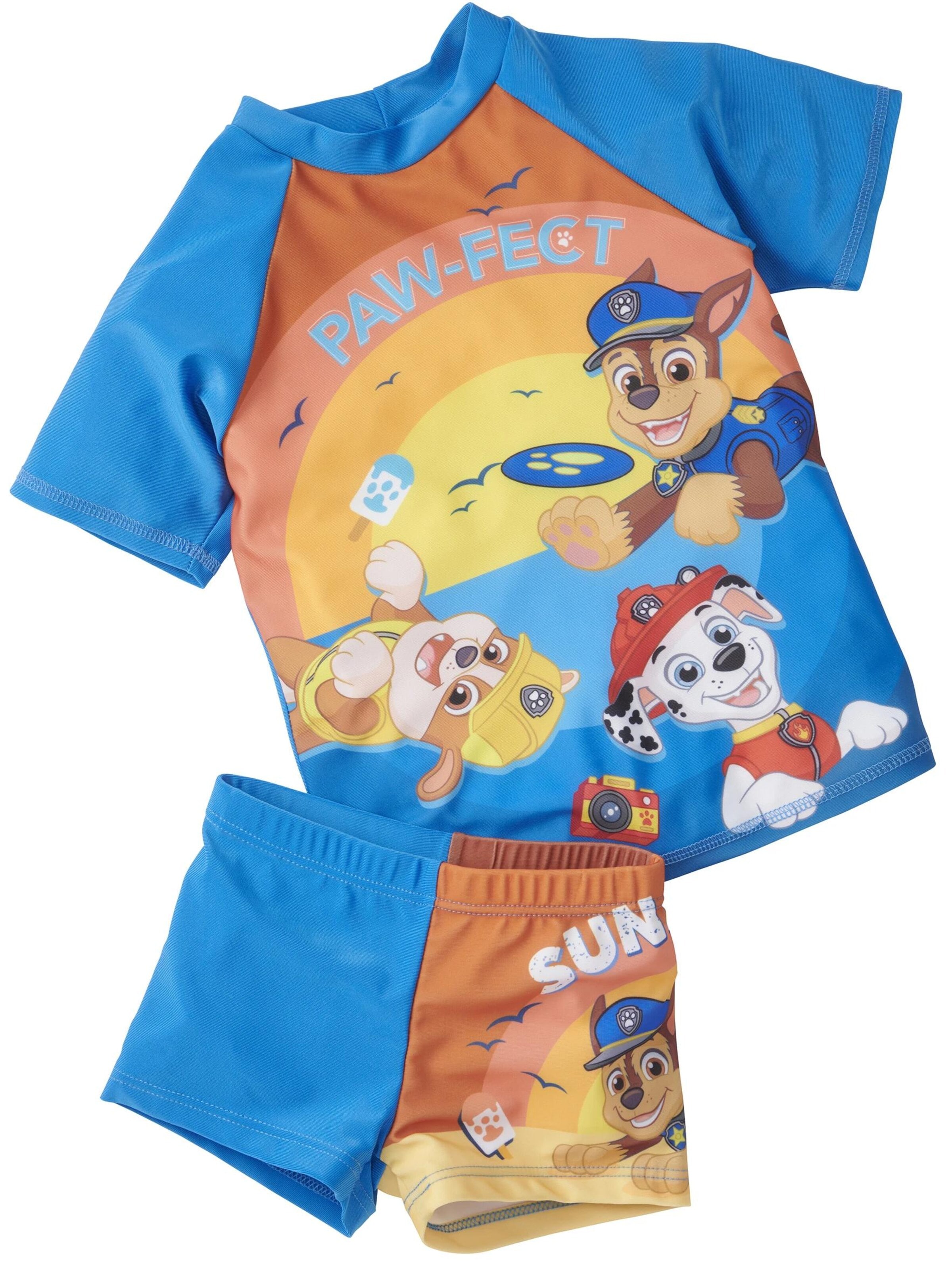 Paw Patrol Sports swimwear 'UV-Schutz 50+' in Blue: front
