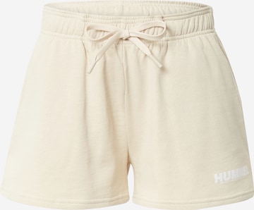 Hummel Sportbroek in Beige: voorkant