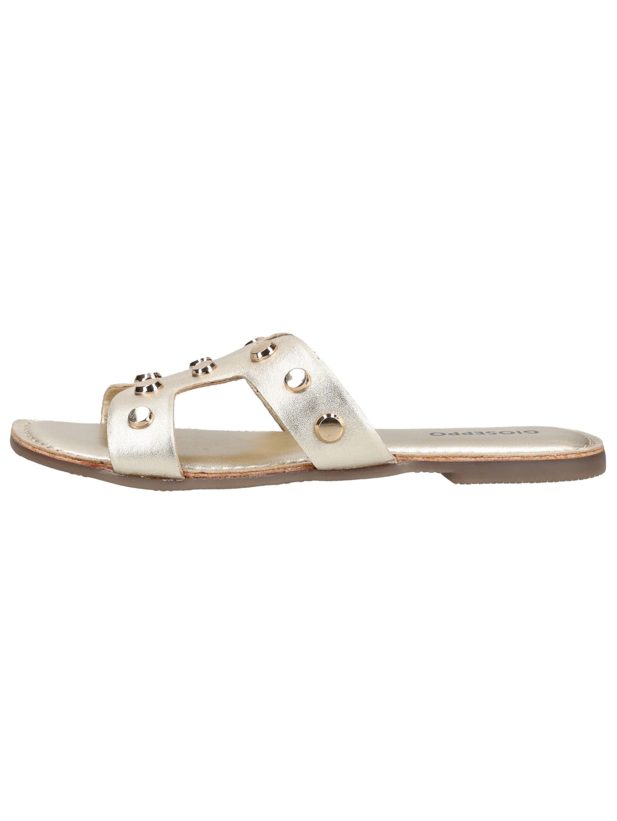 GIOSEPPO Strap sandal in Gold