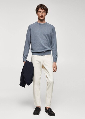 MANGO MAN Pullover 'Ten' in Blau