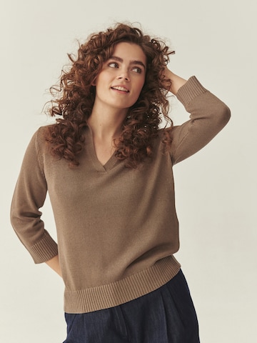 Pullover 'IVA' di TATUUM in beige: frontale