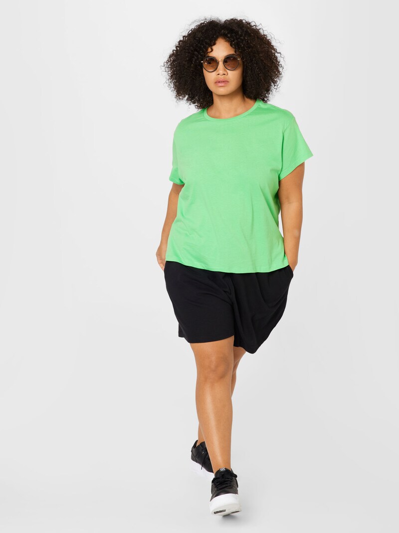 Women Clothing Urban Classics T-shirts Lime
