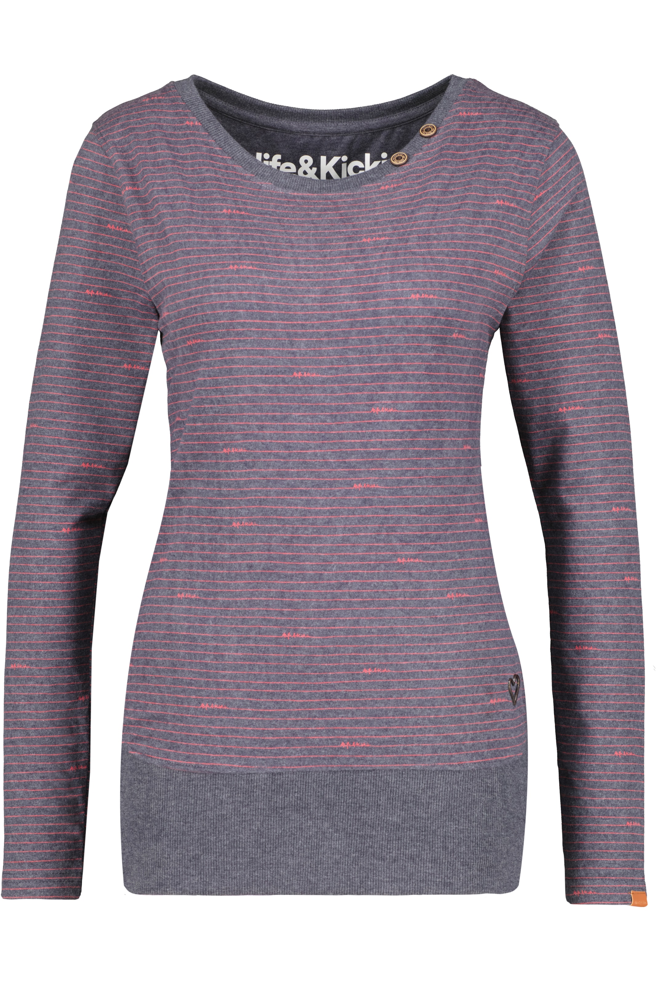 Alife and Kickin Koszulka 'ConnyAK Z' w kolorze niebieski: przód