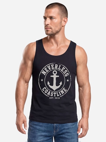 Neverless Shirt 'Coastal' in Black: front