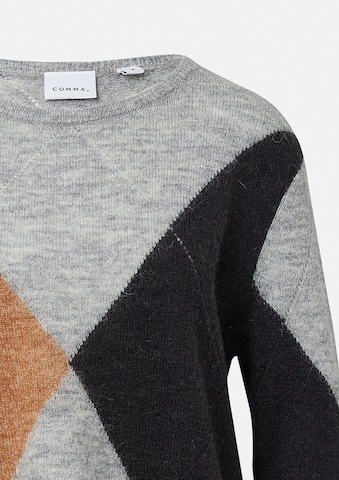 COMMA Pullover in Grau