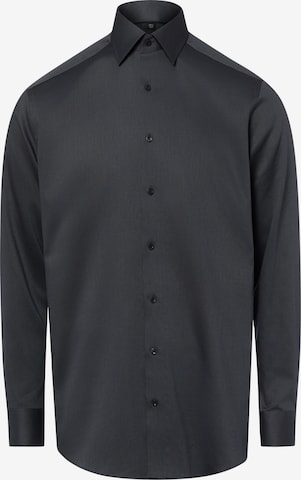 Chemise business Finshley & Harding en noir : devant
