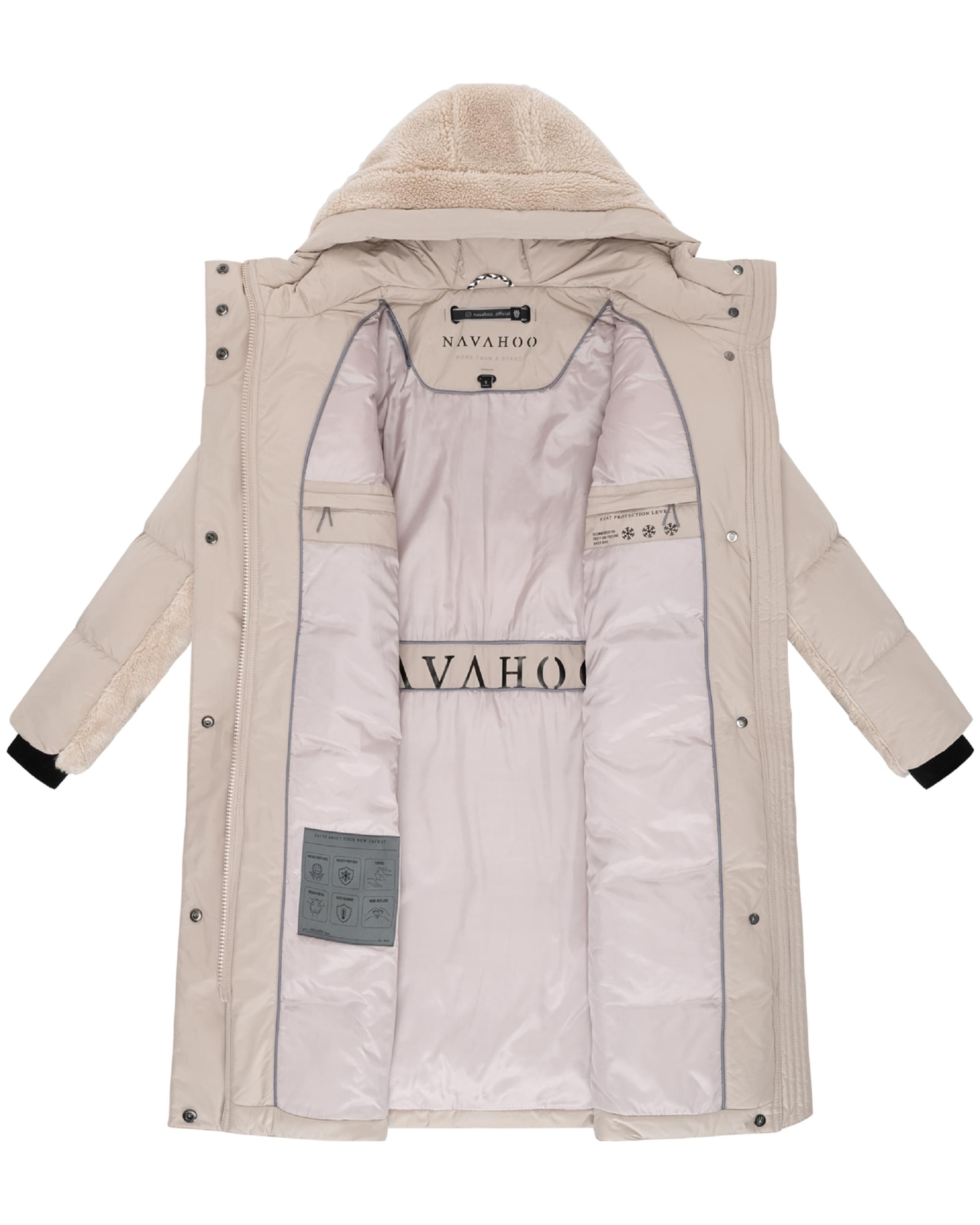 NAVAHOO Зимно палто в бежово