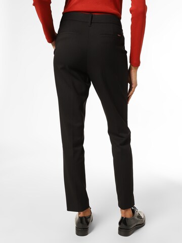 Betty & Co Slim fit Trousers with creases in Black
