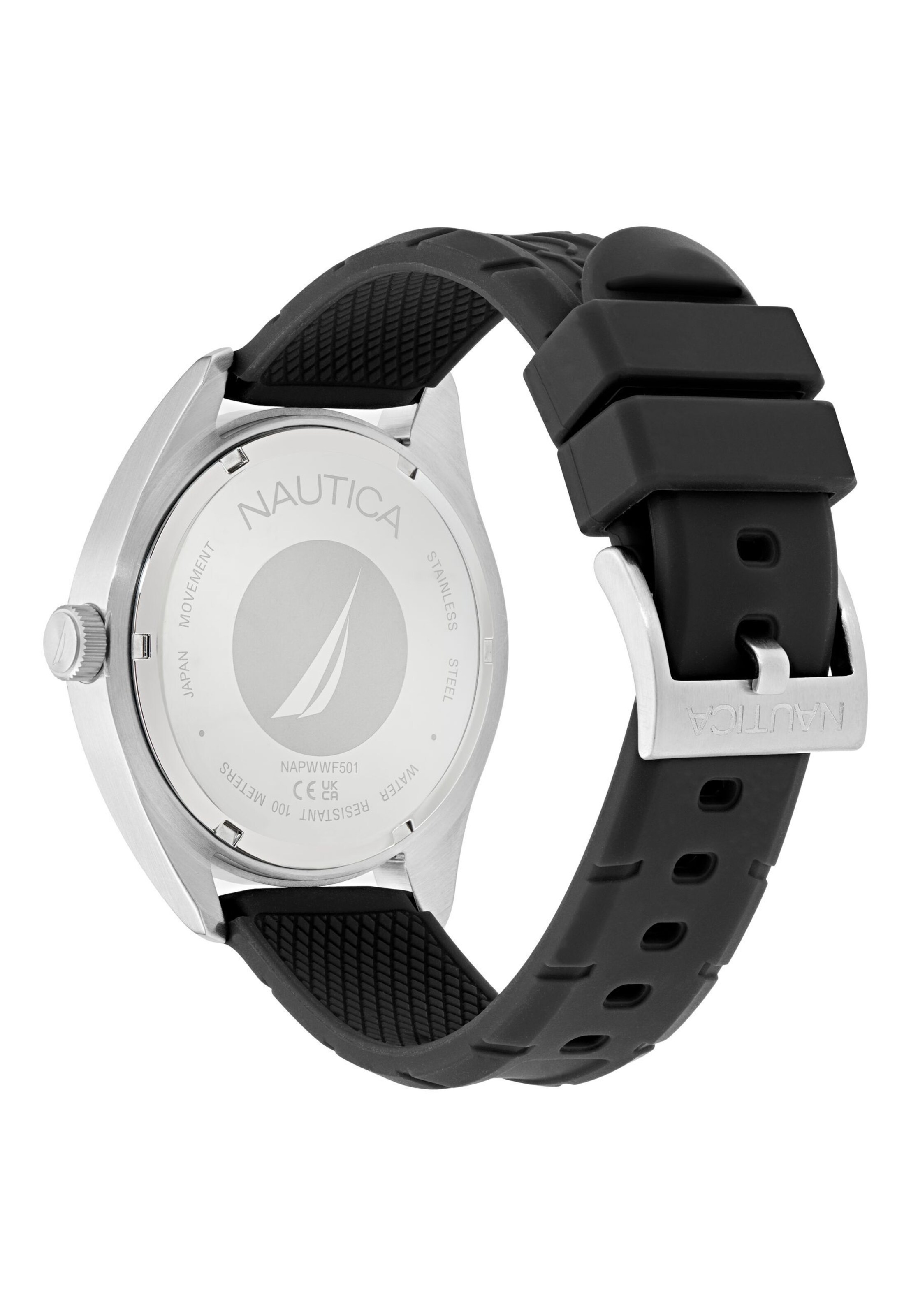 NAUTICA Analog watch 'NCT WINDWARD' in Black