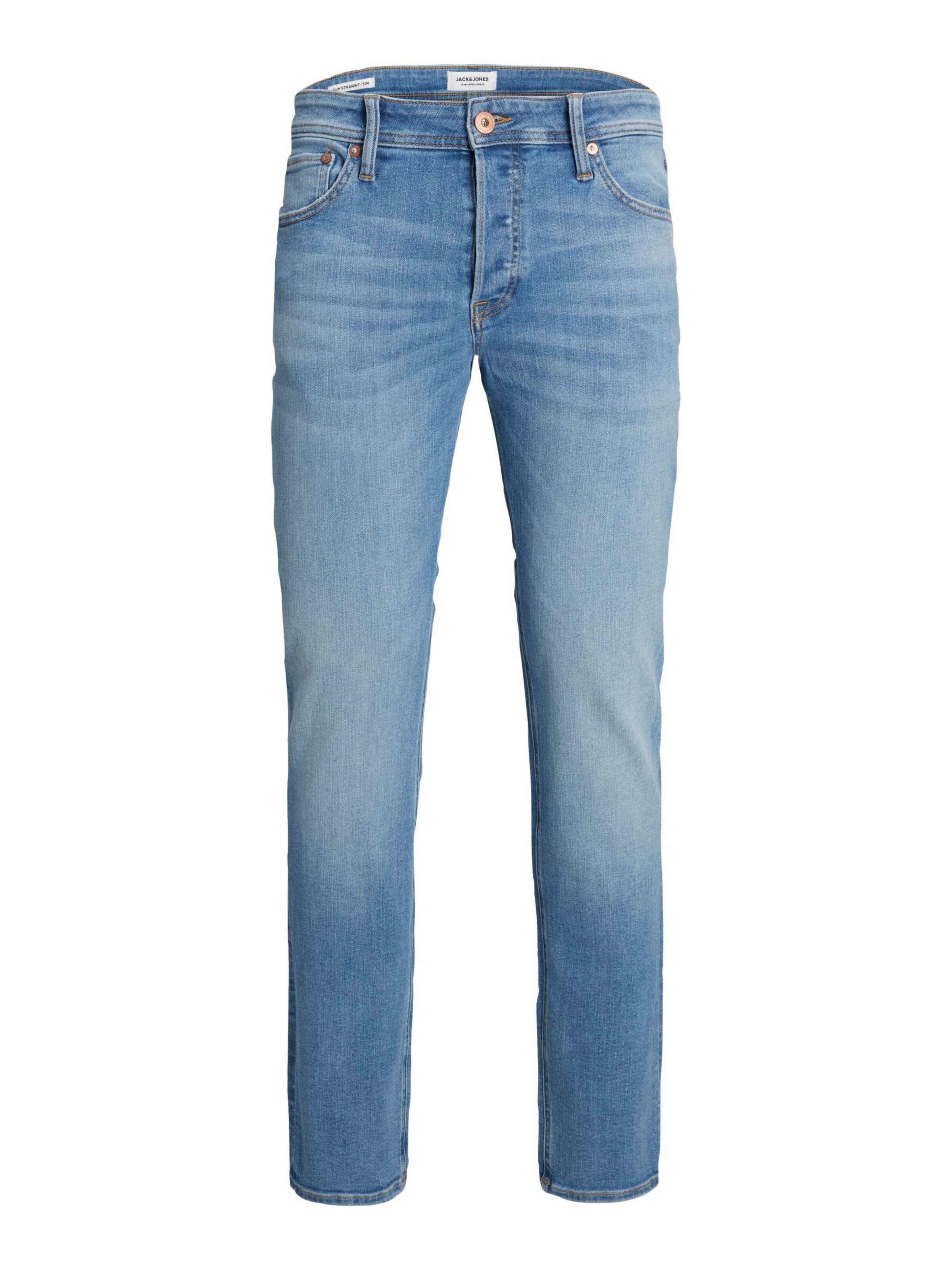 Jack & Jones Plus Jean 'JJIMIKE JJORIGINAL' en 40/30 en bleu denim, Vue avec produit