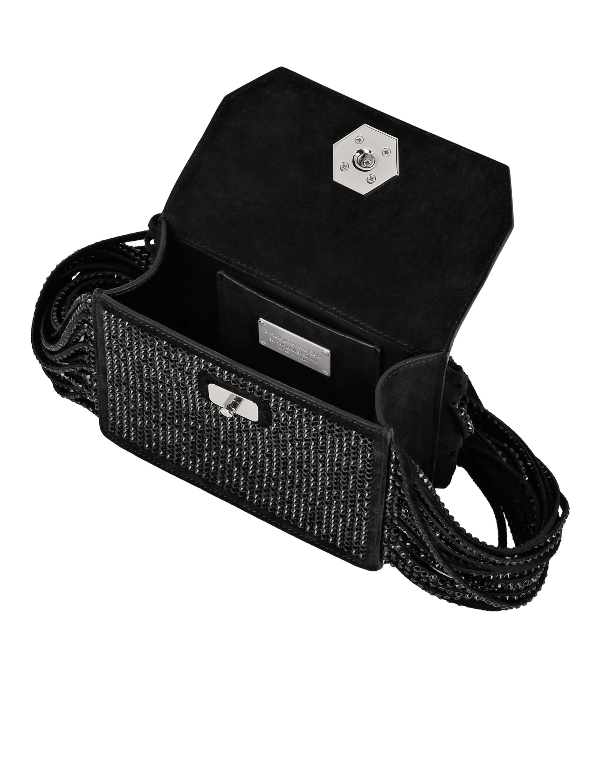 Philipp Plein - Malas de tiracolo 'Superheroine' em preto