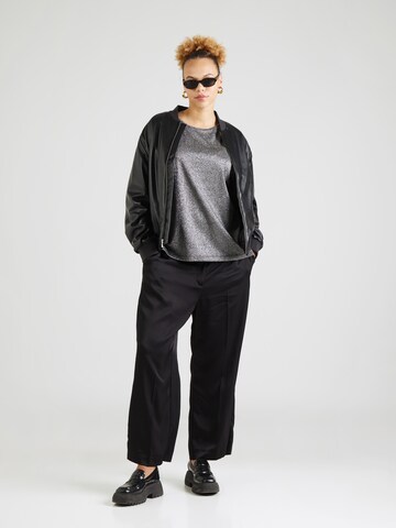 ONLY Carmakoma Tričko 'CARSILVERY GLAMOUR' - Čierna