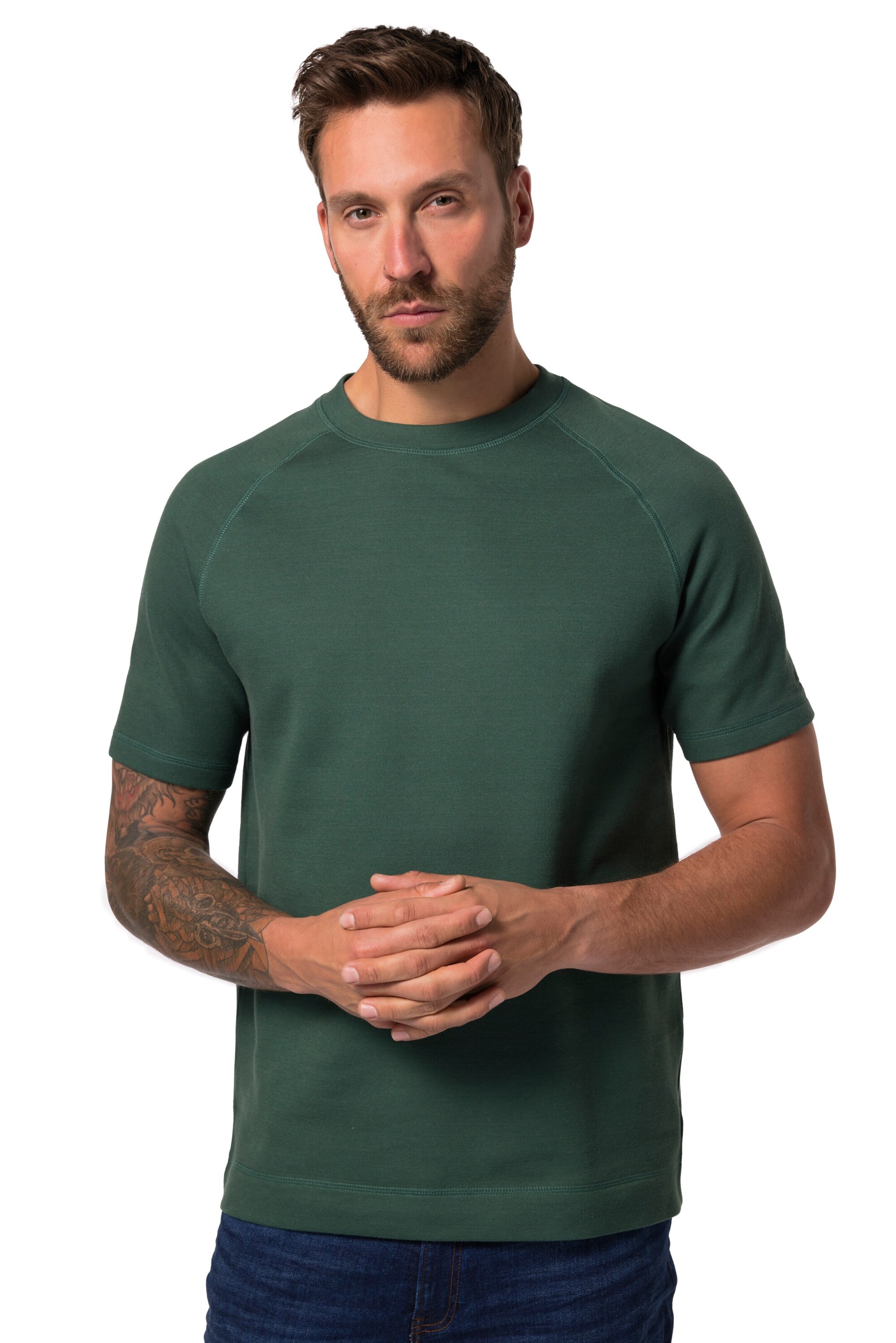 T-Shirt JP1880 en vert : devant