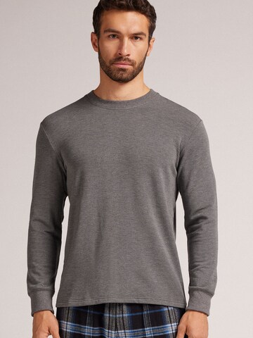 IUMAN Intimissimi Uomo Pullover in Grau: Vorderseite
