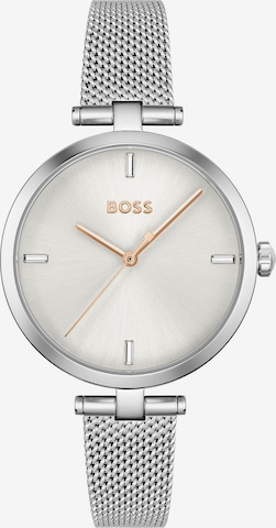 BOSS Black Analog klocka i silver: framsida