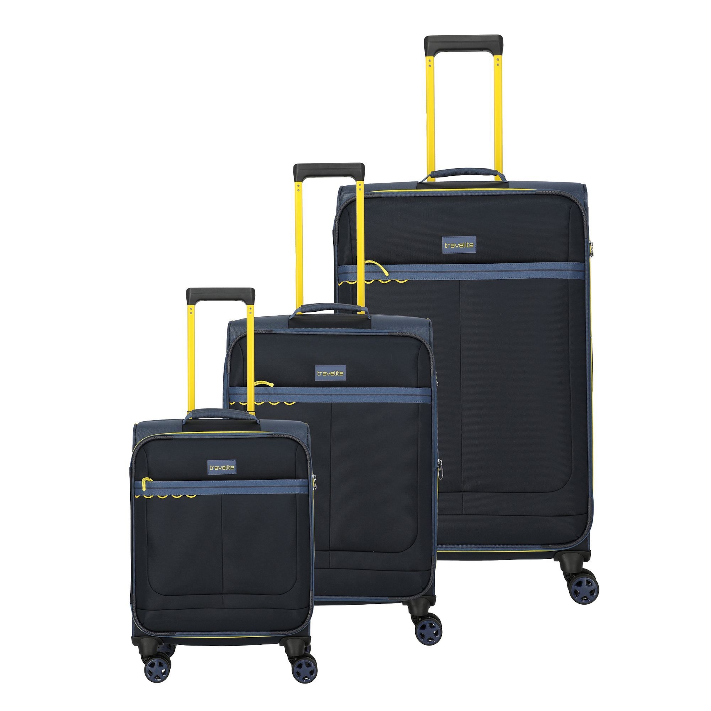 TRAVELITE Suitcase set 'Color Craze' in Blue: front