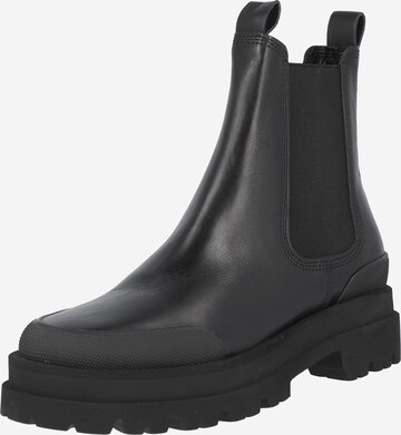 Kennel & Schmenger حذاء تشيلسي 'Point' بلون أسود: الأمام