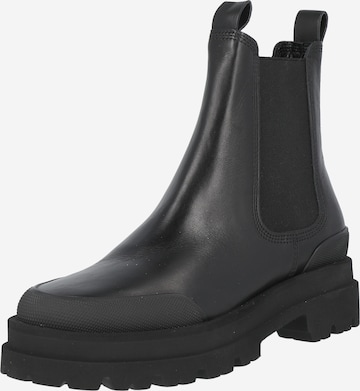 Kennel & Schmenger Chelsea Boots 'Point' in Black: front