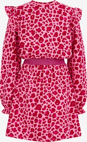 WE Fashion Obleka | roza barva: sprednja stran