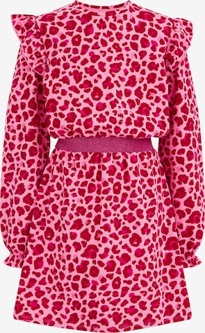 WE Fashion Jurk in Roze: voorkant