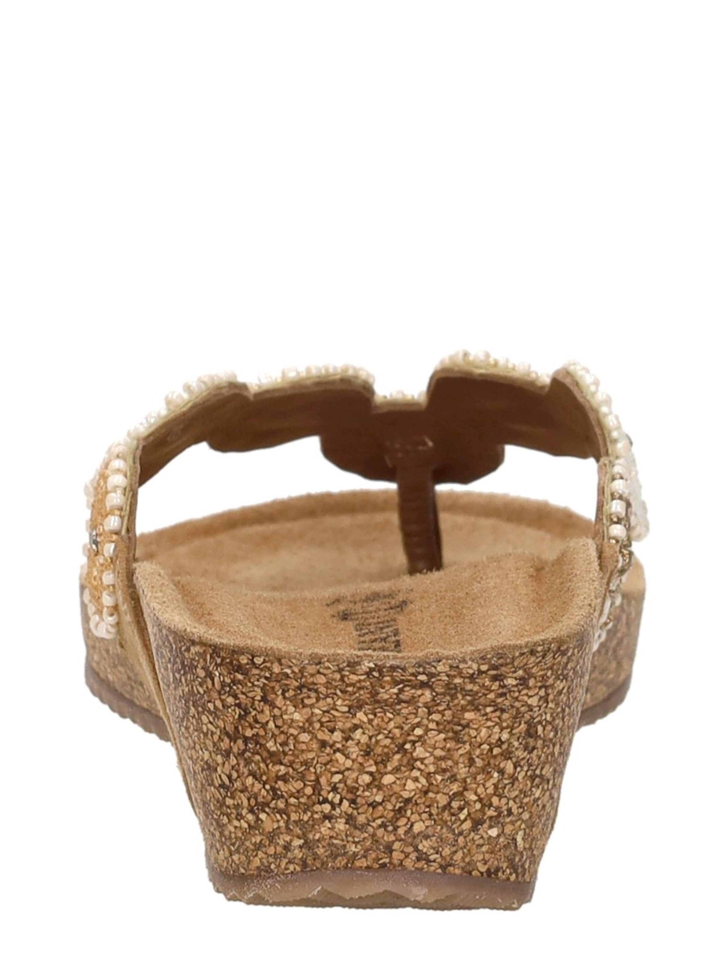 LAZAMANI Teenslipper 'Mare' in Beige