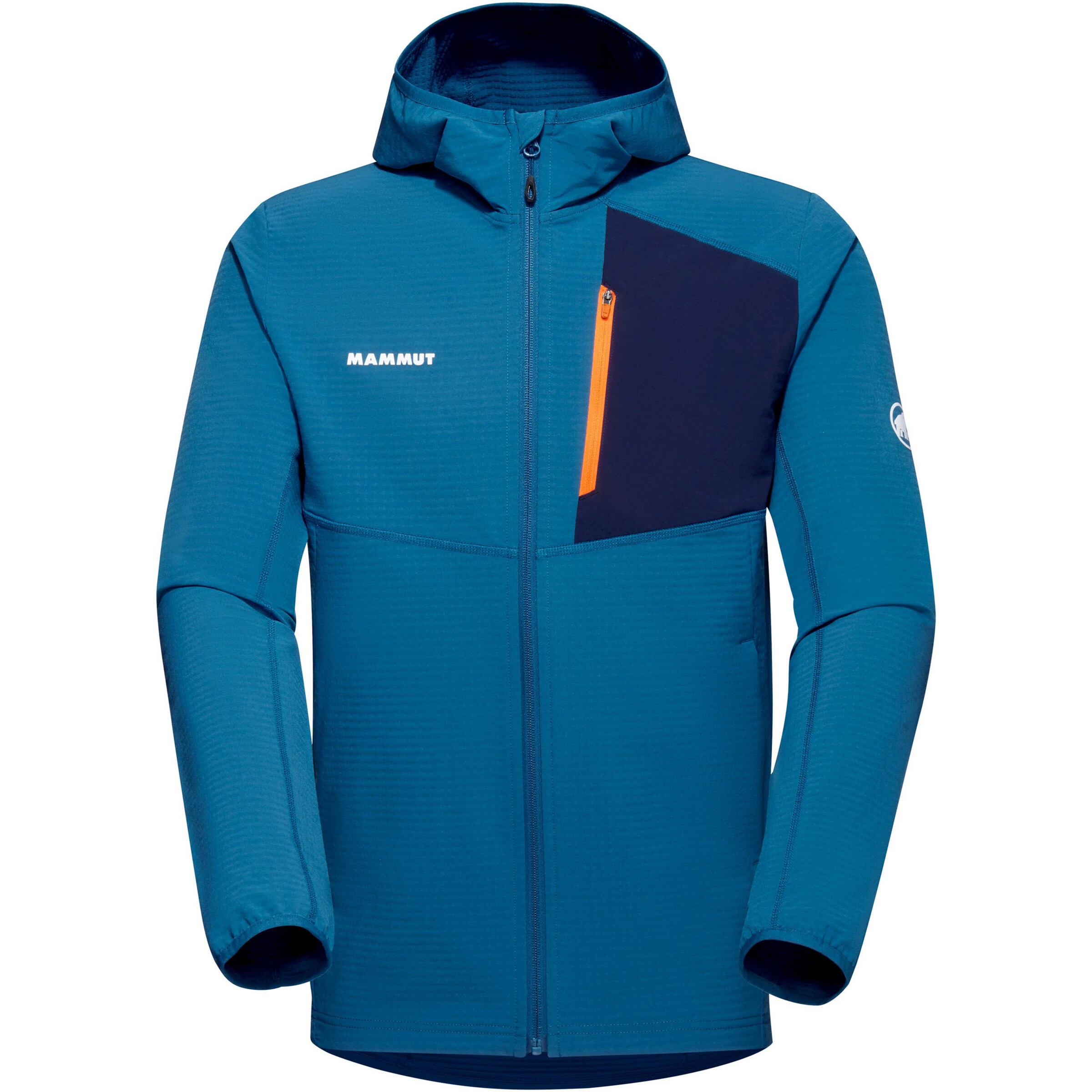 MAMMUT Funktionsfleecejacke 'Madris Light' in Blau: Vorderseite