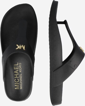 MICHAEL Michael Kors T-Bar Sandals 'LINSEY' in Black