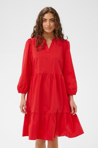 CULTURE Kleid 'CUFlika' in Rot: Vorderseite