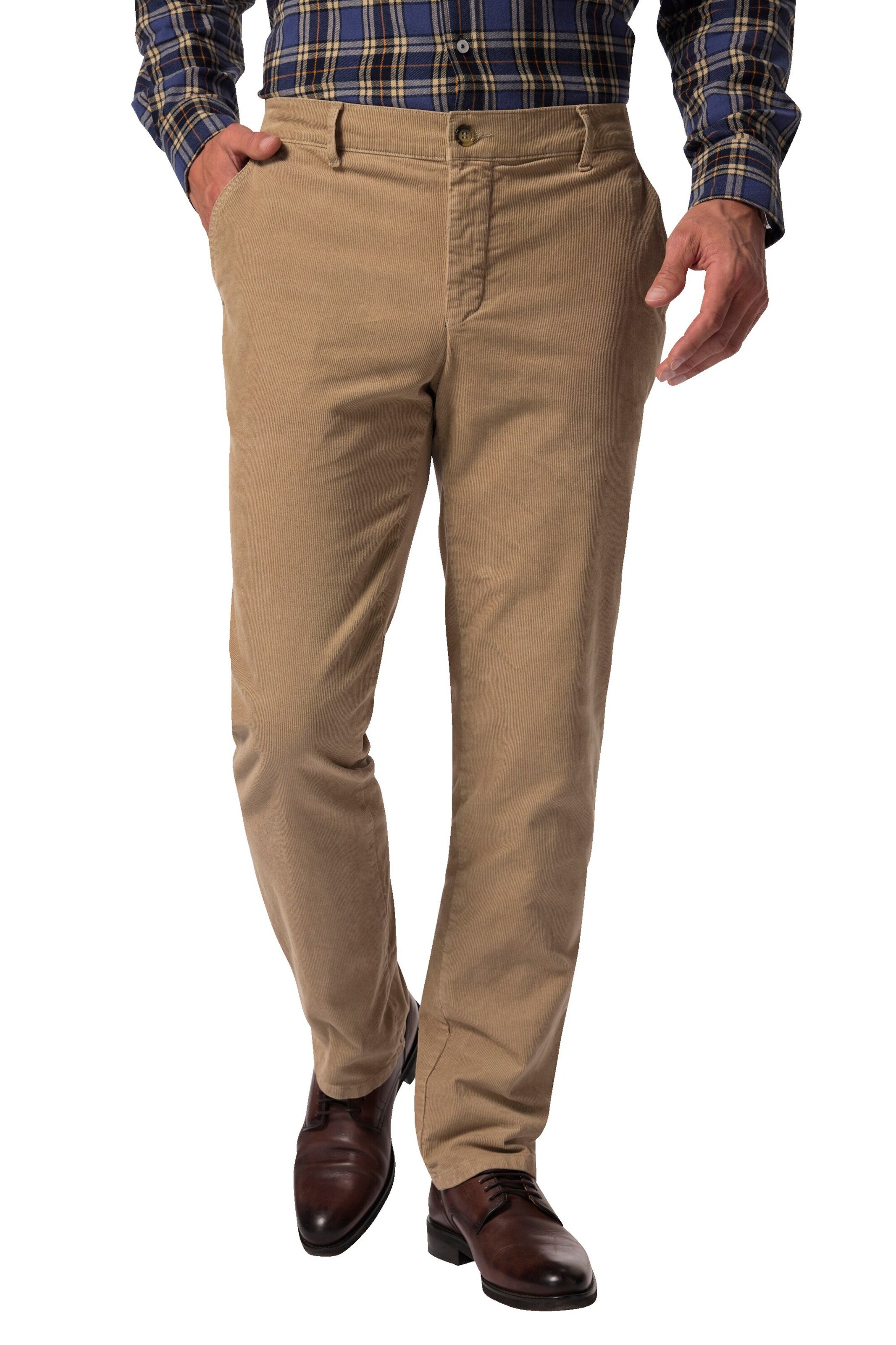 Boston Park Regular Chino trousers in Beige: front