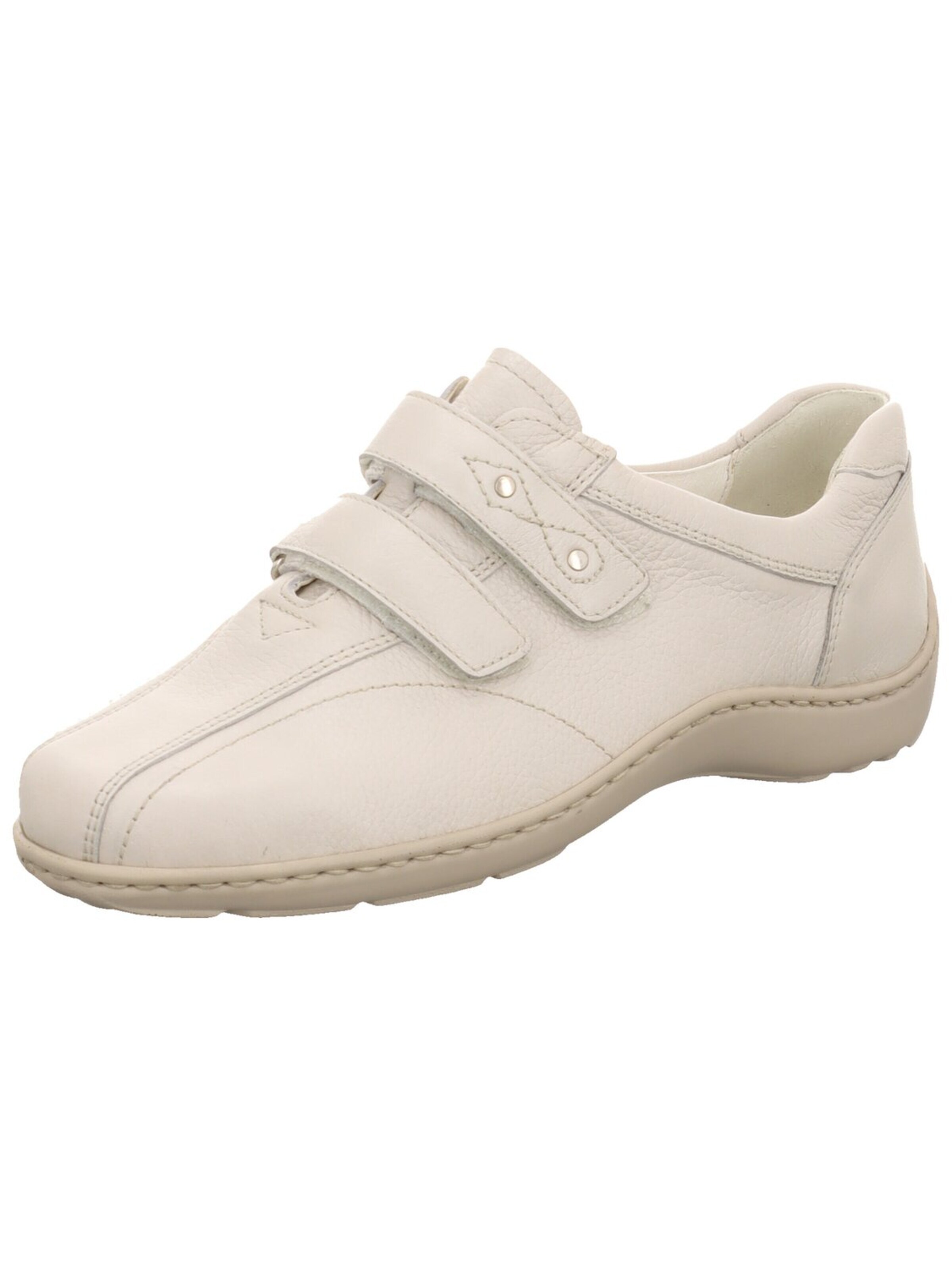 Slipper 'Slipper Damen 496301 172 120 Echtleder in beige' di WALDLÄUFER in beige: frontale