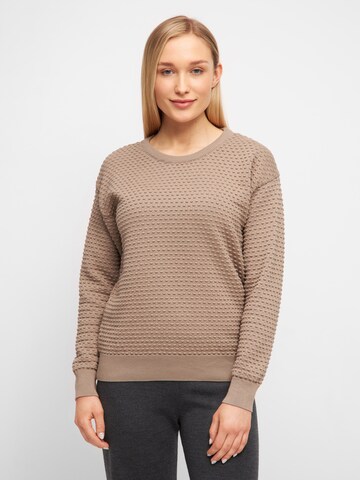 basic apparel Pullover 'Vicca' i brun: forside