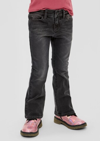 s.Oliver Flared Jeans in Grey: front