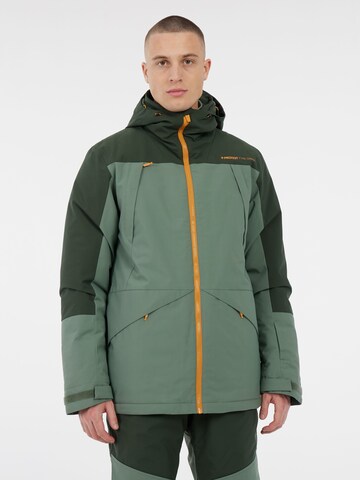 PROTEST Athletic Jacket 'PRTDunton' in Green: front