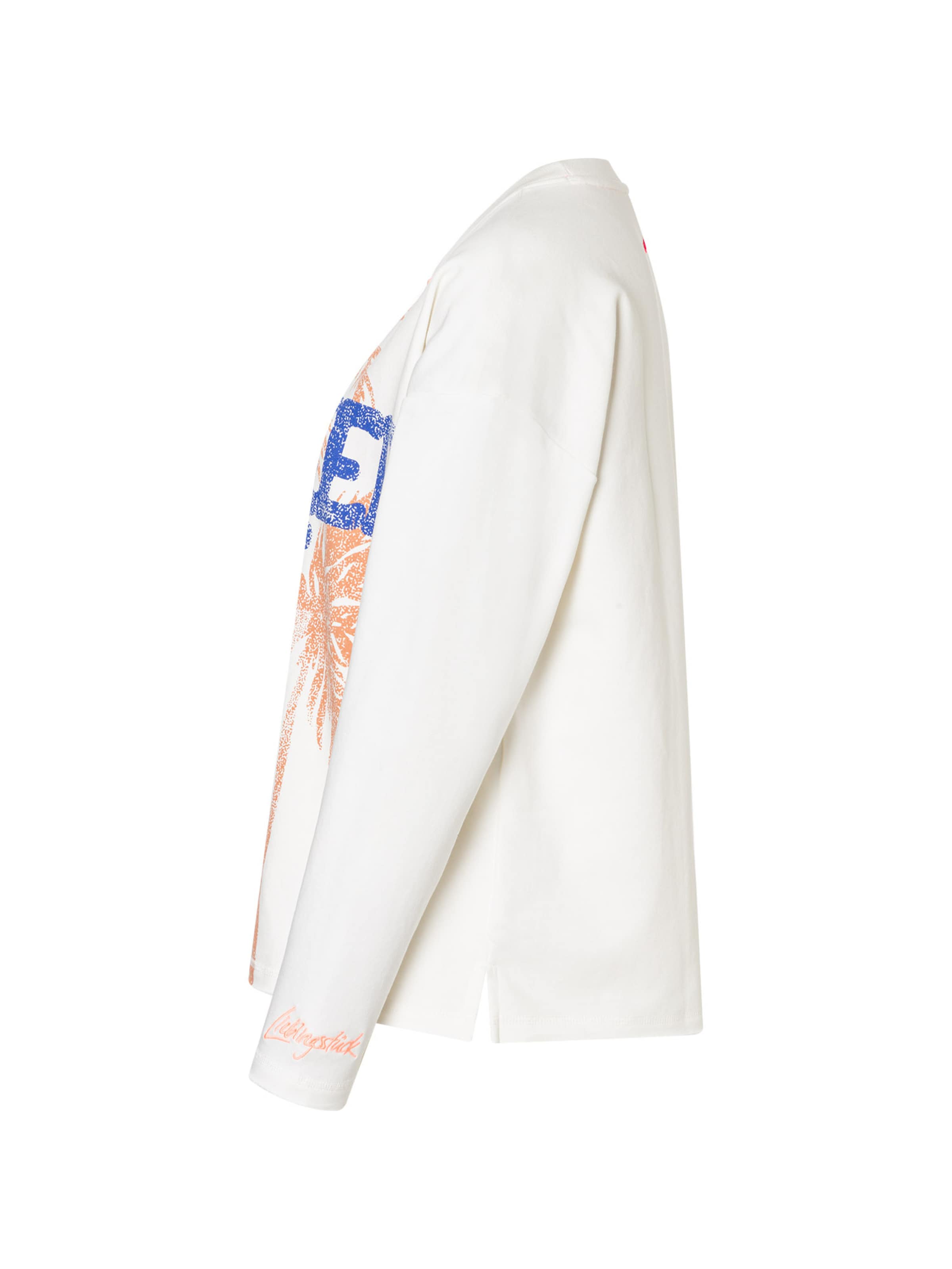 Sweat-shirt 'BreezeL' LIEBLINGSSTÜCK en blanc