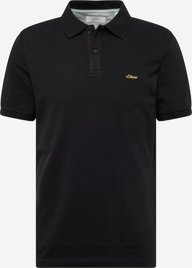 s.Oliver Poloshirt in gelb / schwarz, Produktansicht