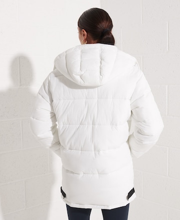 Superdry Winter Jacket 'Expedition Cocoon' in White
