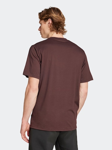 T-Shirt fonctionnel 'Train Essentials Feelready' ADIDAS PERFORMANCE en marron