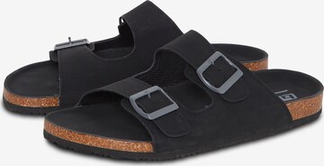 BLEND Mules in Black: front