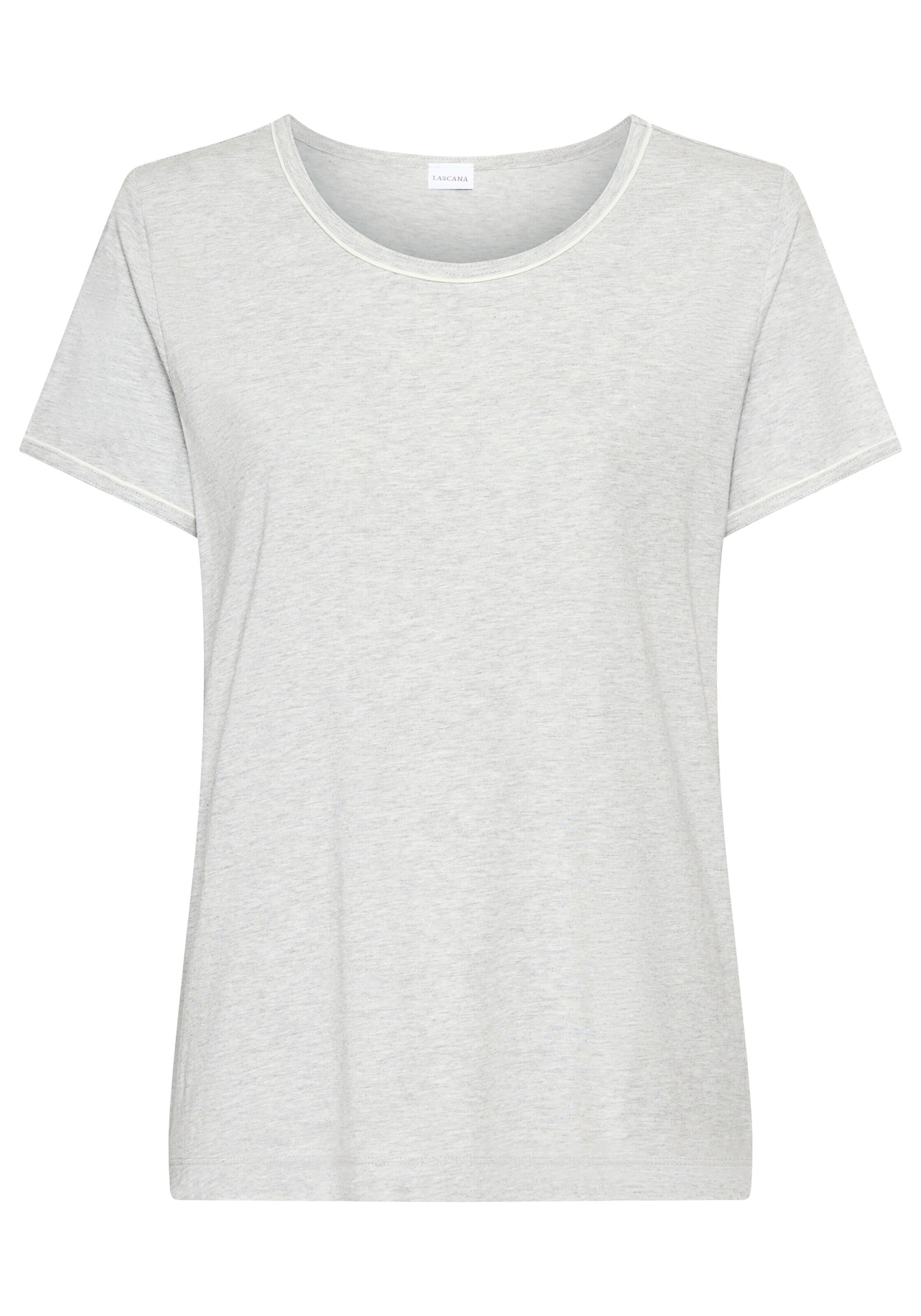 LASCANA - Camiseta para dormir en gris: frente