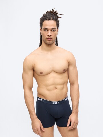 mėlyna BOSS Boxer trumpikės 'Power'