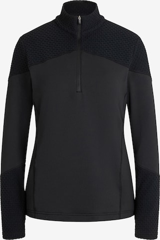 ZIENER Athletic Sweatshirt in Black: front