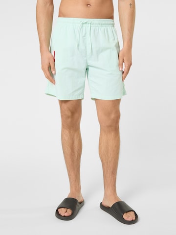 Pantaloncini da bagno 'CARAVELLO regular logo beach shorts' di FILA in blu: frontale