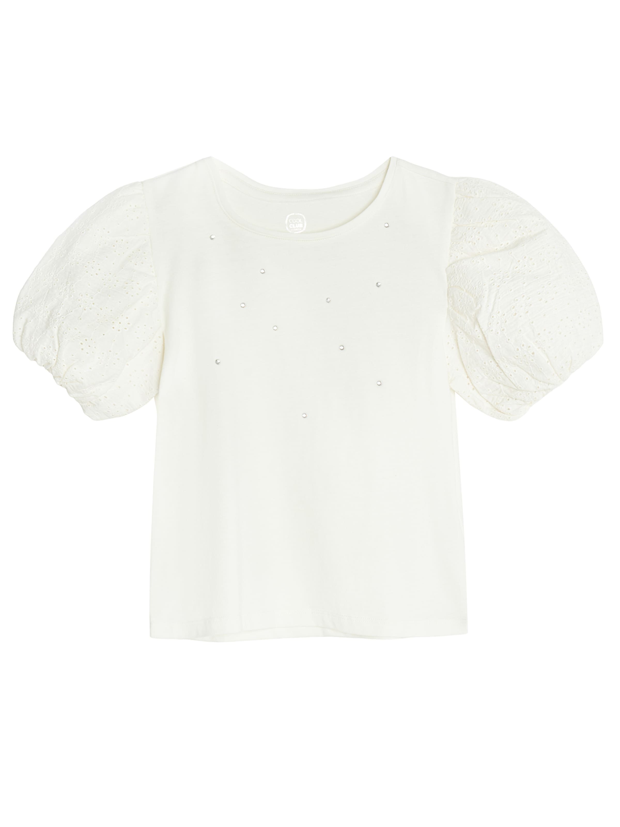 Cool Club Bluse in Weiß: Vorderseite