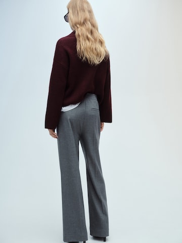 MANGO Loosefit Hose 'LAZYW' in Grau