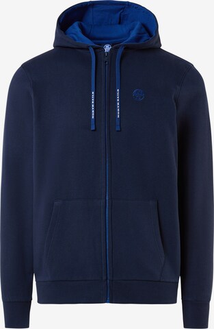 North Sails Sweatshirt in Blauw: voorkant